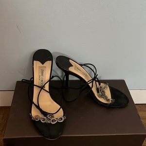 Jimmy Choo Sandals with ankle ties